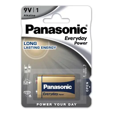 9V Baterie Panasonic Everyday Power Alkaline 6LR61EPS/1BP