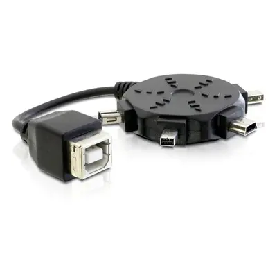 Delock USB A /mini adaptér set (82386) s připojovacím kabelem