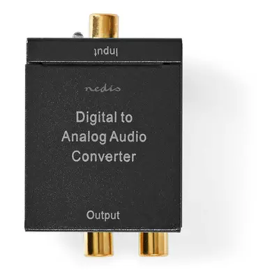 Převodník digitálního Audia 1x RCA konektor (cinch) nebo 1x Toslink / SPDIF > 2x RCA (cinch) / 