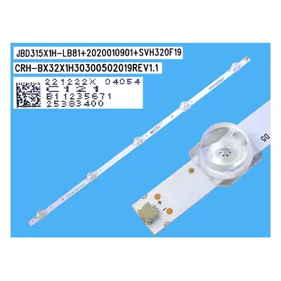 LED podsvit 538mm, 5LED / DLED Backlight 538mm - 5DLED CRH-BX32X1H30300502019 Rev1.1 / JBD315X