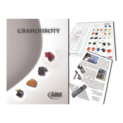 Katalog gramohroty a přenosky pro gramofony