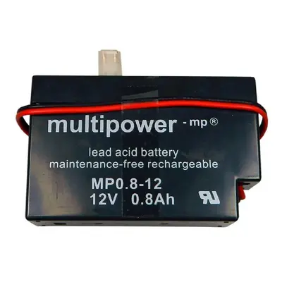 Akumulátor 12V / 0,8Ah olověný - MP0.8-12 Multipower