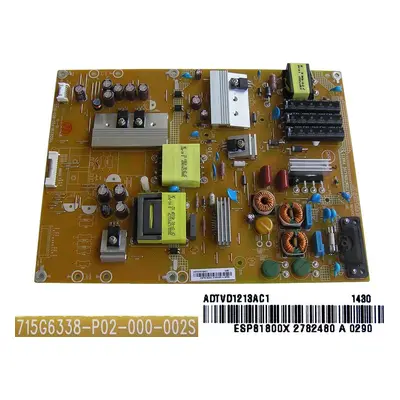 LCD LED modul zdroj ADTVD1213AC1 / ESP81800X / SMPS power supply board 715G6338-P02-000-002S