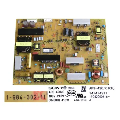 LCD modul zdroj APS-420/C / 1-984-302-11 / POWER SUPPLY BOARD 147474211 / 19042000616-A