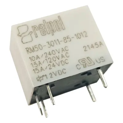 Relé 12V 1 x 240V / 10A RM50-3011-85-1012 Relpol