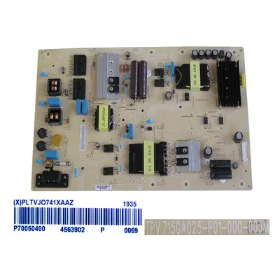 LCD modul zdroj Philips PLTVJO741XAAZ / SMPS power supply board 715GA025-P01-000-003M