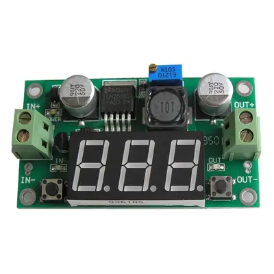 Modul nastavitelného zdroje STEP-DOWN 1,2 - 37V / 1,8A (3A) univerzální použití s displejem