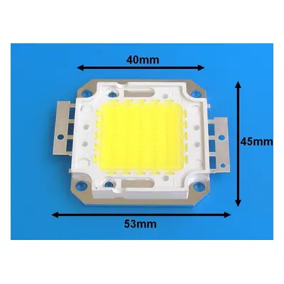 LED ČIP100W / LED dioda COB 100W / LEDCOB100W / LED CHIP 100W - studená bílá, varianta 1