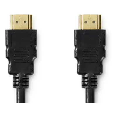 Kabel HDMI A - HDMI A verze 2.0 s Ethernetem délka 3m Nedis CVGL34060BK30