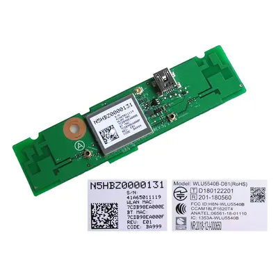 LCD LED modul WiFi Panasonic WLU5540B-D81 / Panasonic network-WIFI module N5HBZ0000131