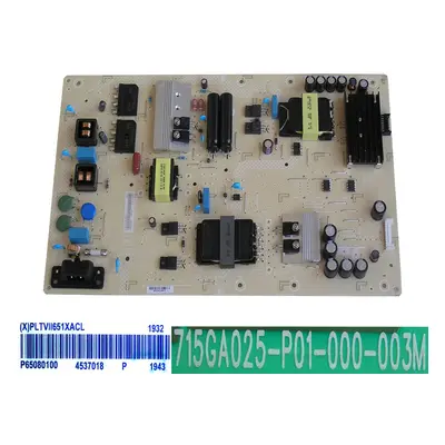 LCD modul zdroj Philips PLTVII651XACL / SMPS power supply board 715GA025-P01-000-003M