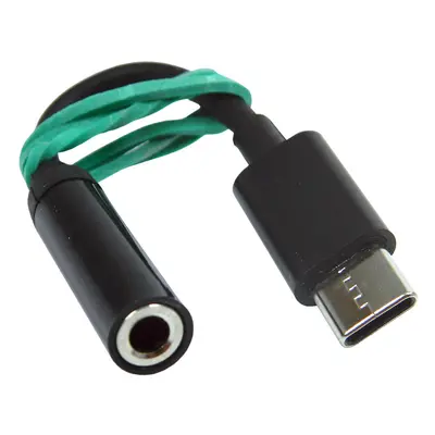 Redukce - adaptér USB-C na JACK 3.5 mm pro sluchátka - černý