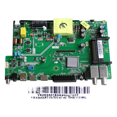 LCD modul základní deska Vivax LED TV-43S60T2S2 / main board Y625330163A / 17AT010V1.0