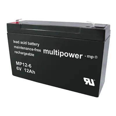 Akumulátor 6V / 12Ah olověný - MP12-6 Multipower