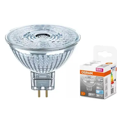 Žárovka LED MR16 / GU5.3, studená bílá, 12V 3,8W OSRAM LED STAR