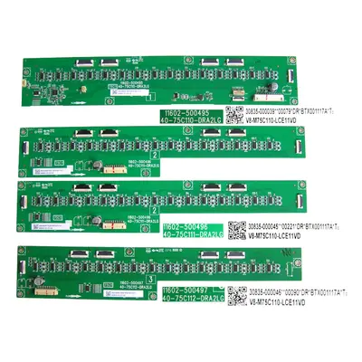 LCD modul LED driver aktivního HDR TCL 75C11 sada 4 kusů / HDR driver board assy 40-75C110-DRA2L