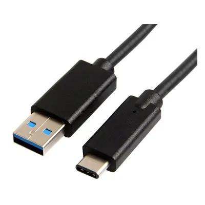 Kabel USB C 3.1 (M) propojovací USB A 3.0 (M) délka 1,2m černý