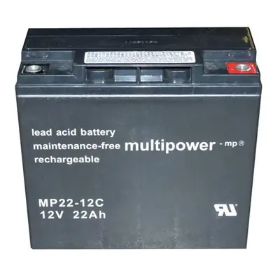 Akumulátor 12V / 22Ah olověný - MP22-12C Multipower