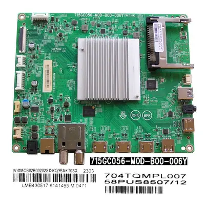 LCD LED modul základní deska Philips XMCB02B00202SX/KQ9BAKT0SX / Main board assy 715GC056-M0D-B0