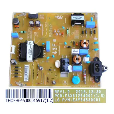 LCD modul zdroj EAY64530001 / EAX67264001 / LGP43DJ-17F1