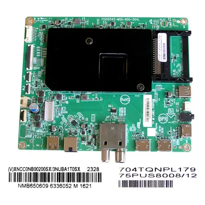 LCD LED modul základní deska XNCC0NB00200SX/3NUBA1T0SX / Main board assy 715GD542-M0D-B00-004L /