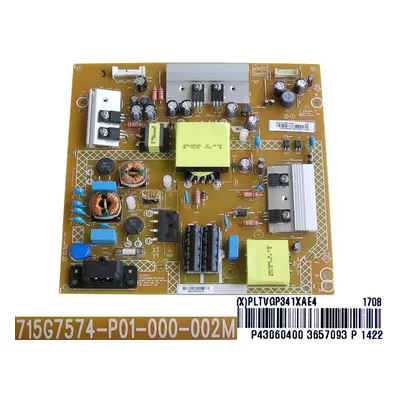 LCD modul zdroj PLTVGP341XAE4 / Power supply board 715G7574-P01-000-002M / Philips 996596306053