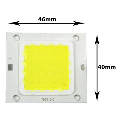 LED ČIP20W / LED dioda COB 20W / LEDCOB20W / LED CHIP 20W - studená bílá