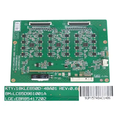 LCD modul LED driver aktivního HDR EBR85417202 / HDR driver board assy 18KLE650D-48A01 REV:0.6 /