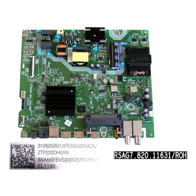 LCD modul základní deska Hisense 55A7100F / main board 55A56EEVS (0002) / RSAG7.820.11631/ROH / 