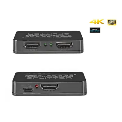 HDMI Splitter HDMI > 2x HDMI 4K 30Hz VSPL34002BK Nedis