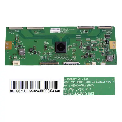 LCD modul T-CON 6871L-5532A / T-con board 6870C-0748A / V18 86UHD 120Hz 3G Ver0.7 / EAT64196201