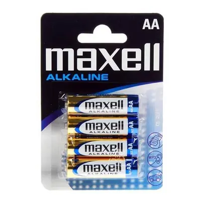 AA Baterie Maxell Alkaline LR06 balení 4ks blistr