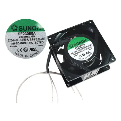 Ventilátor 80x80x38mm 230V / 90mA Sunon SF23080A2083HSL.GN