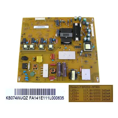 LCD modul zdroje RUNTKB074WJQZ / PSU Samsung FSP202-4FS01