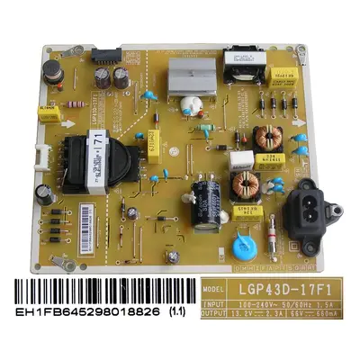 LCD modul zdroj EAY64529801 / Power supply assembly LGP43D-17F1 / EAY64529801