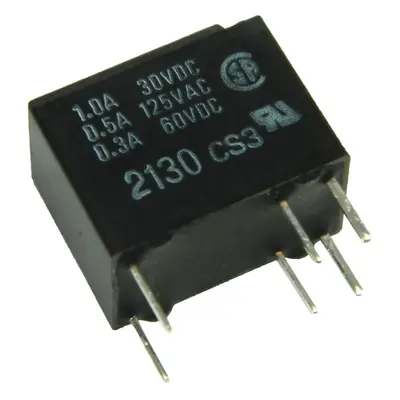 Relé 12V 1 x 125V / 0,5A G5V1-12 Omron