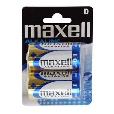 Baterie LR20 Baby Maxell Alkaline balení 2 ks