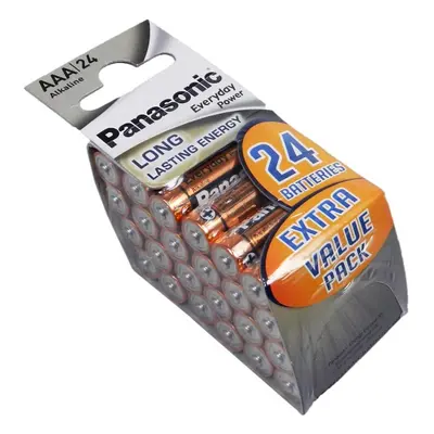 AAA Baterie Panasonic Alkaline EveryDay Power LR03 balení 24ks LR03EPS/24PD