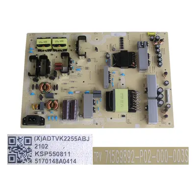 LCD modul zdroj Philips ADTVK2255ABJ / SMPS power supply board 715G9892-P02-000-003S