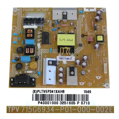 LCD modul zdroj PLTVEP341XAH8 / SMPS power supply board 715G6934-P01-000-002E / Philips 99659530