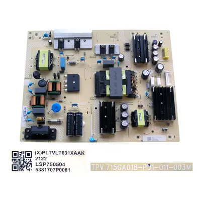 LCD modul zdroj Philips PLTVLT631XAAK / SMPS power supply board 715GA018 - P01 - 011 - 003M