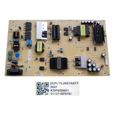 LCD modul zdroj Philips PLTVJI651XAFT / SMPS power supply board 715GA025 - P01 - 000 - 003M