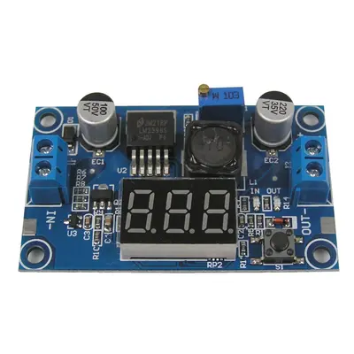 Modul nastavitelného zdroje STEP-DOWN 1,2 - 37V / 1,6A (3A) univerzální použití s displejem