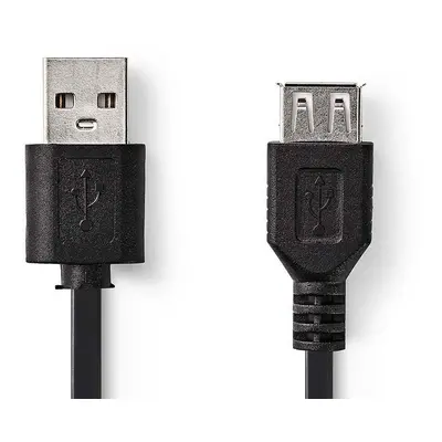 Kabel USB 2.0 A / A prodlužovací 2m CCGL60010BK20 Nedis