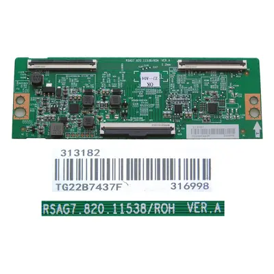 LCD modul T-CON RSAG7.820.11538/ROH / TCON board T316998 / 313182 / RSAG7-820-11538