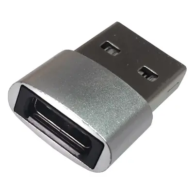 Redukce - adaptér USB-C na USB-A stříbrný