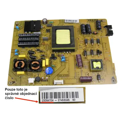 LCD modul zdroj 17IPS71 / SMPS BOARD VESTEL 23264724