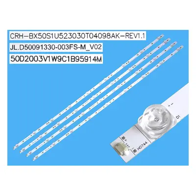 LED podsvit 960mm sada Hisense SVH500AA9 celkem 4 kusy / LED Backlight JL.D50091330-003FS-M:V02,