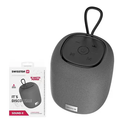 Reproduktor s bluetooth SWISSTEN SOUND-X, šedý