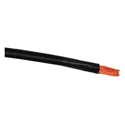 Kabel silikonový - metráž Cu licna / lanko 2.5mm², silikonová izolace, černý